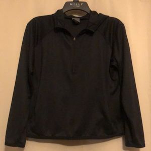 Nike hoodie with half zip front. P560